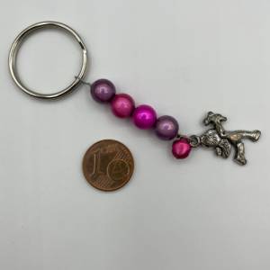 Bunter Glasperlen Schlüsselanhänger mit Amor Anhänger – Schicker Begleiter für Schlüssel, Taschen und Rucksäcke Bild 9