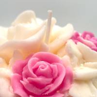 KerzenSchmuck Fancy Roses -Glas viktorianisch - Silberschmuck und Rosenduft Bild 10