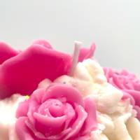 KerzenSchmuck Fancy Roses -Glas viktorianisch - Silberschmuck und Rosenduft Bild 8