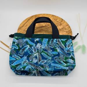 Projekttasche | Knitting Bag | Field Bag | Wollaufbewahrung | Tasche für Strickzeug | Projektbeutel | Bobbeltasche | Str Bild 5
