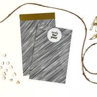 elegante Geschenktüten CHIC STRIPES 5-50 Stück 12x19 cm  GeschenkTasche Paperbag Papierbeutel Tüte Papier Bild 1