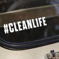 Autoaufkleber Clean Life | Auto Aufkleber lustig | Detailing Aufkleber | Vinylaufkleber | 10 cm x 2 cm Bild 1