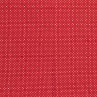 Jersey Baumwolle rot weiße Punkte 25cm x 150cm Öko Tex Bild 1
