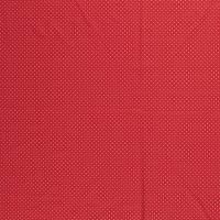 Jersey Baumwolle rot weiße Punkte 25cm x 150cm Öko Tex Bild 2