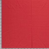 Jersey Baumwolle rot weiße Punkte 25cm x 150cm Öko Tex Bild 4