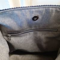 Umhängetasche, Beuteltasche, Handtasche Cord dunkelblau Bild 3