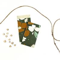 geblümte Mini-Geschenktüten Graspapier 5-50 Stück 7x13 cm klein flach Papier-Flachbeutel Minitasche Schmucktüte Bild 1