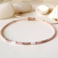 Zierliches Armband aus Miyuki Perlen, kleine Geschenke für Frauen Freundin, im Geschenktütchen Bild 2