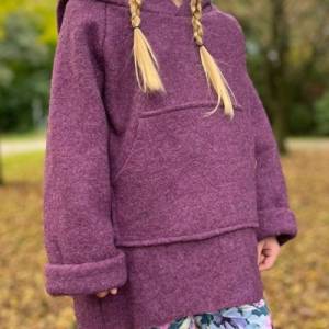 Neuheit: Sweater Walk Oversize Hoodie - warm - Kinder bis 146 Farbauswahl Bild 3