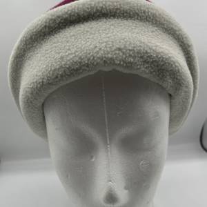 Umschlagmütze für Damen - Warme Wintermütze aus hochwertiger Wolle, gefüttert Bild 7