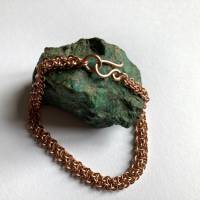 Chainemaille-Armband Vipera Berus aus reinem Kupfer Bild 2