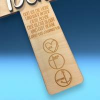 Holzkreuz zur Taufe, Geschenk, personalisiert nach Wunsch, zwei Größen zur Wahl Bild 3