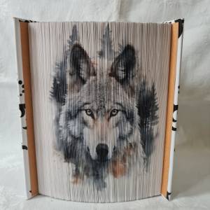 Buchfaltkunst Wolf Bild 1