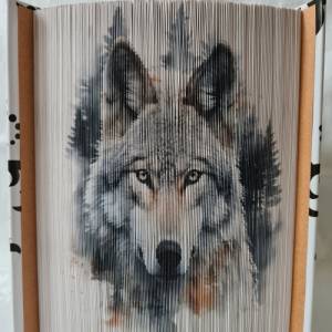Buchfaltkunst Wolf Bild 3