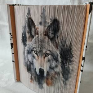 Buchfaltkunst Wolf Bild 4