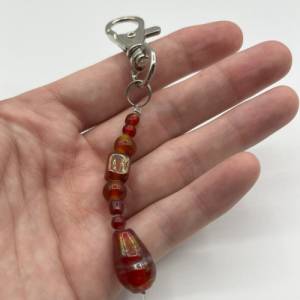 Glasperlen Schlüsselanhänger – Schicker Begleiter für Schlüssel, Taschen und Rucksäcke Bild 2