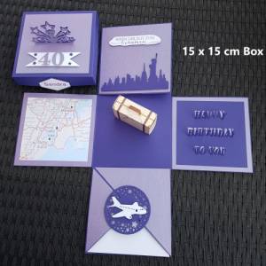 Explosionsbox - Reise mit Koffer Paris, London oder New York - Städtereise Bild 4