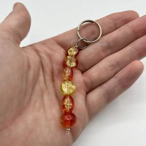 Glasperlen Schlüsselanhänger – Schicker Begleiter für Schlüssel, Taschen und Rucksäcke Bild 2