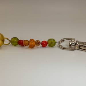 Glasperlen Schlüsselanhänger mit Glöckchen – Schicker Begleiter für Schlüssel, Taschen und Rucksäcke Bild 6