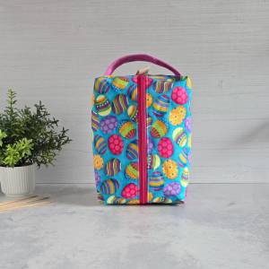 Projekttasche für Stricken | Würfelform | Projekt Bag | Stricktasche | Knitting Bag | Projekt Bag | Handarbeitstasche Bild 5