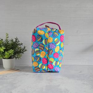 Projekttasche für Stricken | Würfelform | Projekt Bag | Stricktasche | Knitting Bag | Projekt Bag | Handarbeitstasche Bild 7