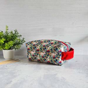 Projekttasche für Stricken | Würfelform | Projekt Bag | Stricktasche | Knitting Bag | Projekt Bag | Handarbeitstasche Bild 1