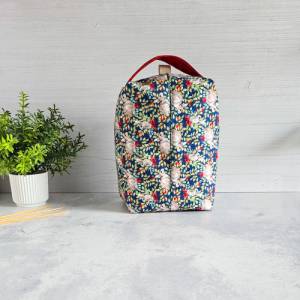 Projekttasche für Stricken | Würfelform | Projekt Bag | Stricktasche | Knitting Bag | Projekt Bag | Handarbeitstasche Bild 3