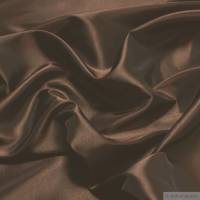 10 Meter Stoff Polyester Kleidertaft braun Taft dezenter Glanz Bild 1