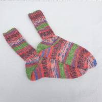 Socken Damensocken handgestrickt in schönen Farben Größe 38/39 Bild 2