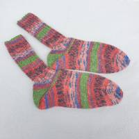 Socken Damensocken handgestrickt in schönen Farben Größe 38/39 Bild 3
