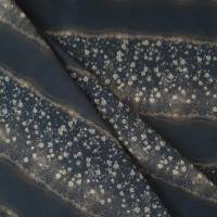 French Terry Diamanten, Stoff mit breiten Streifen, Sweat Meterware schwarz braun von Stenzo Bild 6