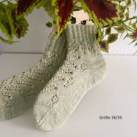 Modern KnitArt, handgestrickte Wollsocken, Strümpfe, nach Größe und Farben personalisierbar Bild 1
