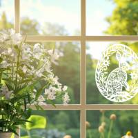 Mandala-Osterhase Plotterdatei – Ideal für Fensterdeko & Mehr Bild 3