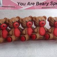 Dress it up Knöpfe    Teddy  (1 Pck.)   You Are Beary Special Bild 1