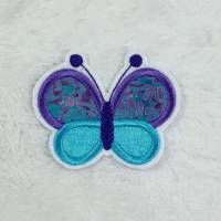 2 Schmetterlings Applikationen, Aufnäher Bild 3