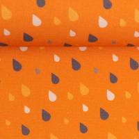 Baumwolle Werner Tropfen orange by Swafing Oeko-Tex Standard 100 (1m/9 ,-€) Bild 3