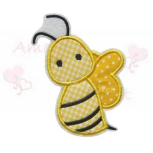 Aufnäher - Biene - Applikation - Bügelbild - gestickt Bild 1