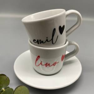 Espressotasse personalisiert - Namenstasse -Kaffeetasse - Name Bild 2