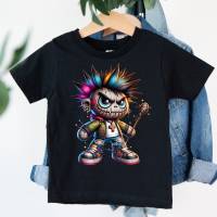 Bügelbilder Punk Voodoo Puppen Streetwear-Stil 2 verschiedene Größen Bild 1
