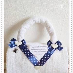 Geschenk für Frauen Handtasche aus Handtücher Geburtstag Valentinstag Muttertag Bild 4