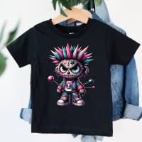 Bügelbilder Punk Voodoo Puppen Streetwear-Stil 5 verschiedene Größen Bild 1
