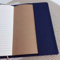 Kalenderhülle, Planer Bücher blau bunt, Notizbuchhülle, Buchhülle DIN A5 Bild 5