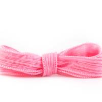 Seidenband Crinkle Crêpe Rosa 1m 100% Seide handgenäht handgefärbt Schmuckband Wickelarmband Bild 1