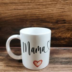 Tasse Mama Namen persönlich Herz Bild 1