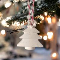 Tannenbaum klein, Keramik Weihnachten, Christbaumschmuck, Wohndeko Bild 1