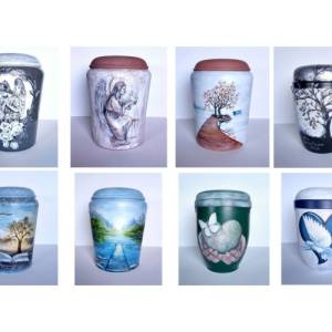 Urnen, einzigartige Urnen -personalisierte Urne, benutzerdefinierte Urne, , Künstler Urne, Urne für Asche Bild 1