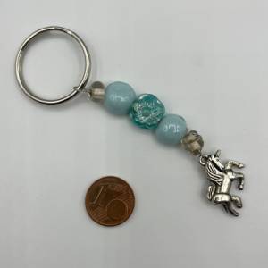 Glasperlen Schlüsselanhänger mit Einhornanhänger – Schicker Begleiter für Schlüssel, Taschen und Rucksäcke Bild 7