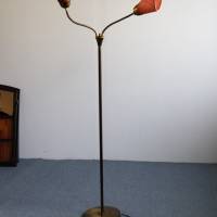 Vintage Stehlampe Mid Century Tütenlampe 2 Schirme Bild 4