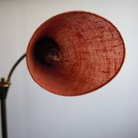 Vintage Stehlampe Mid Century Tütenlampe 2 Schirme Bild 9