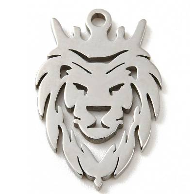 Anhänger, Edelstahl, Löwe